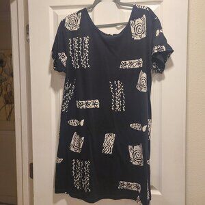 Black and White tribal dress